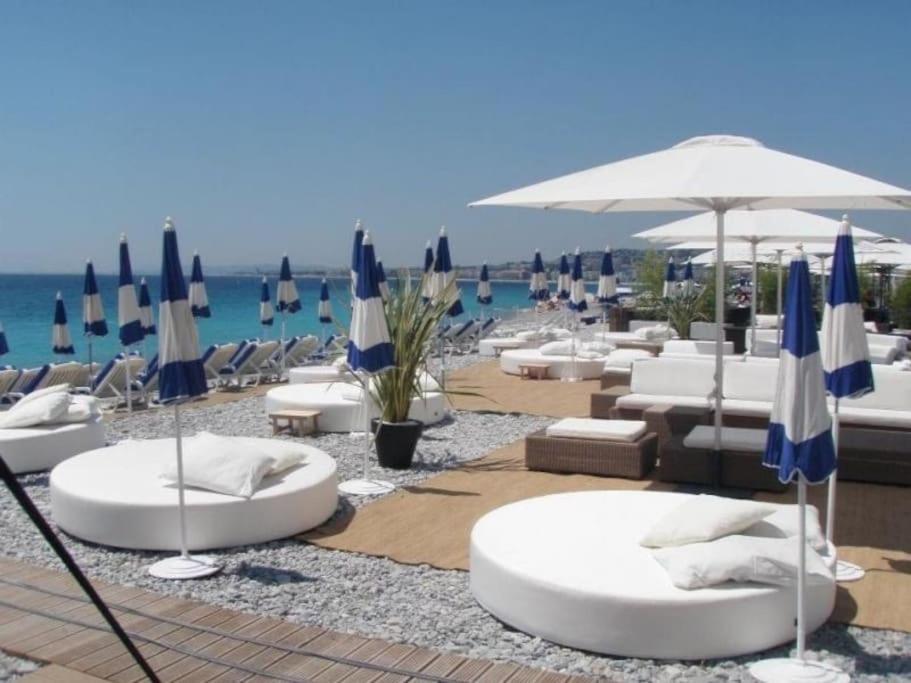 Cannes Palm Beach Parking, Clim, Wifi Plage 2' A Pieds Exterior photo